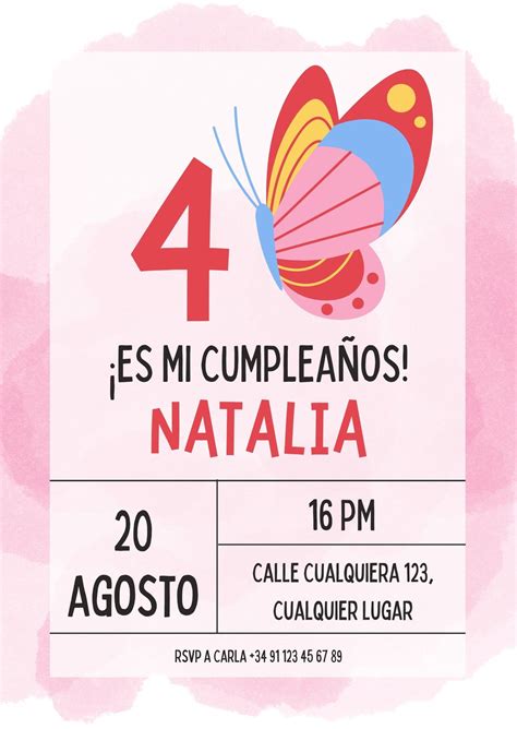 Total 61+ imagen modelo de tarjeta de invitacion de cumpleaños - Abzlocal.mx