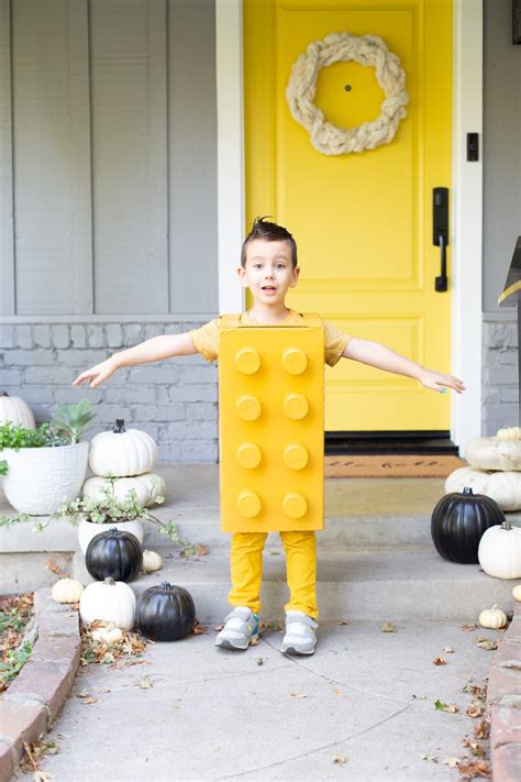 LEGO Costume for Halloween // DIY from Lovely Indeed