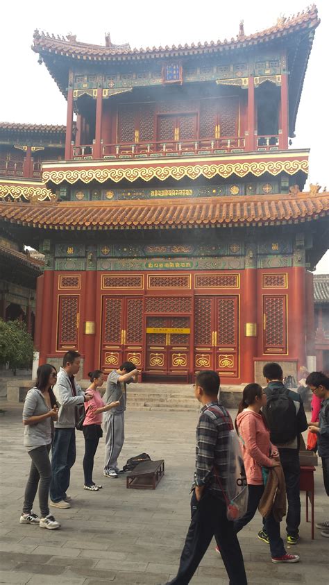 Visiting the Lama Temple in Beijing, China