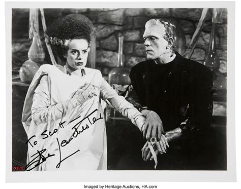 Elsa Lanchester Signed Bride of Frankenstein Photo.... Movie/TV | Lot ...