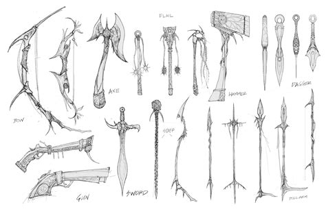 Fantasy Weapon Designs