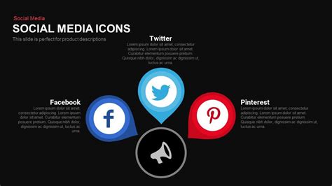 Social Media Icons PowerPoint Template and Keynote Slide