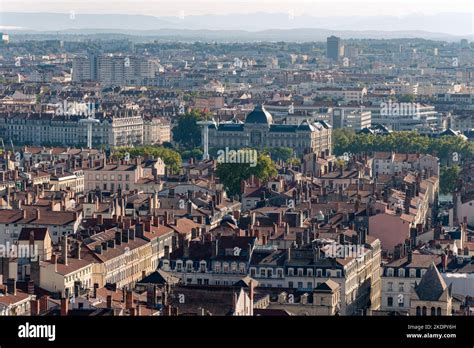 Overview in Lyon city Stock Photo - Alamy