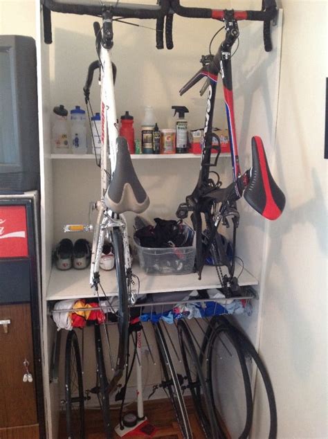 Pax wardrobe bike closet - IKEA Hackers