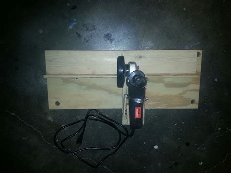 Metal Chop Saw From Grinder Made of Wood : 5 Steps (with Pictures) - Instructables