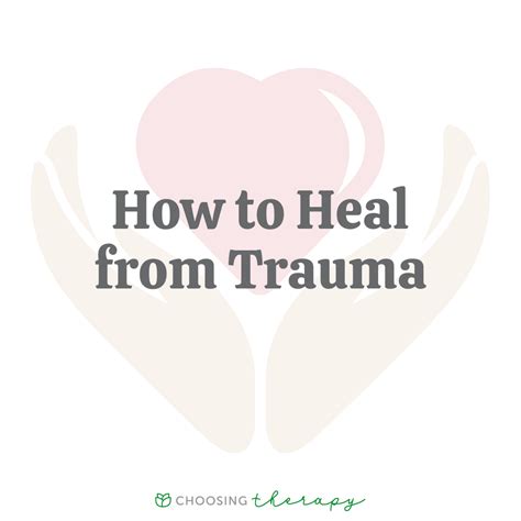 10 Tips on Healing From Trauma