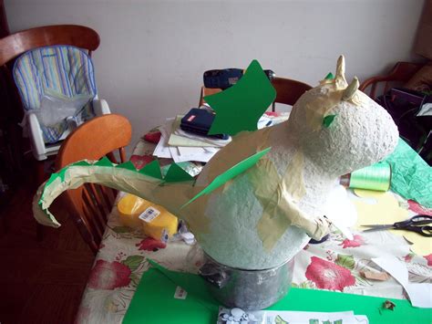 Sew Away We Go: Birthday Week - Completing the Crazy Dragon Pinata Making Scheme