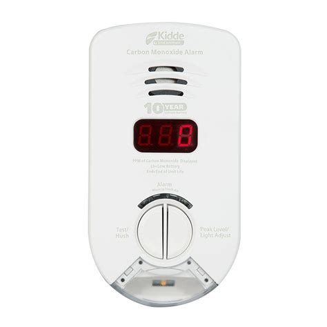 Kidde Worry Free Plug-In Carbon Monoxide Detector with 10-Year Battery ...