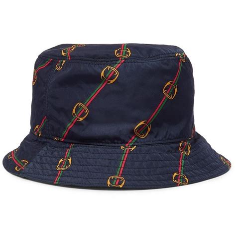 Gucci - Reversible Printed Shell Bucket Hat - Green Gucci | Gucci, Reverse fashion, Bucket hat