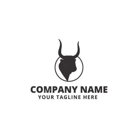 Bull Brand Logo Template Download on Pngtree