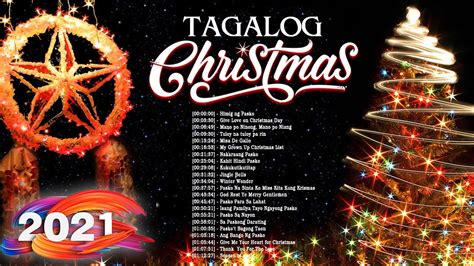 Nonstop Tagalog Christmas Songs 2021 With Lyrics Medley ☃️ OPM Tagalog Christmas Songs Lyrics ...