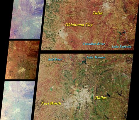 MISR Scans the Texas-Oklahoma Border