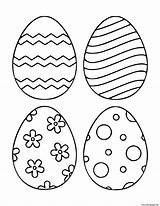 Easter Egg Design Coloring Pages Easy sketch template