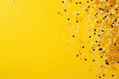 Confetti backgrounds yellow yellow background. | Free Photo - rawpixel