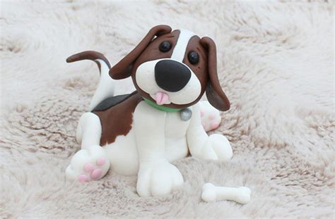 Dog cake decorations in 2020 | Dog cake topper, Fondant dog, Dog cake