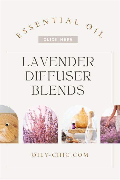 Calming Lavender Essential Oil Diffuser Blends