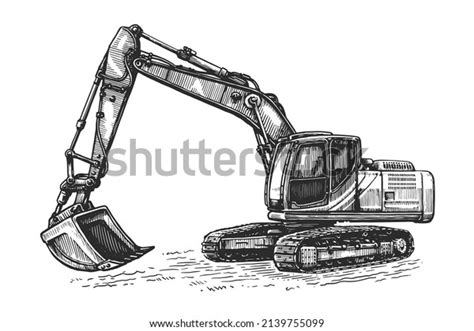 18,966 Excavator Black White Images, Stock Photos & Vectors | Shutterstock