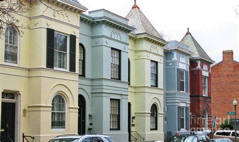 Georgetown Row Houses 2497 Photograph by Jack Schultz