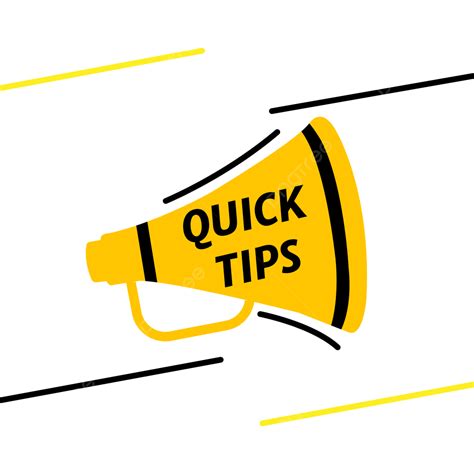 Quick Tips Illustration In Flat Style, Quick Tips, Tips, Tricks PNG and Vector with Transparent ...