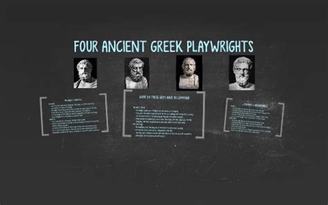 FOUR ANCIENT GREEK PLAYWRIGHTS by madeline fuentes on Prezi