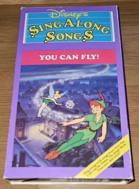 DISNEYS SING ALONG Songs - Peter Pan: You Can Fly (VHS, 1993) EUR 7,92 - PicClick IT