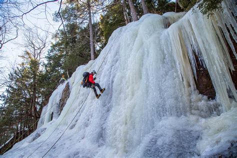 Hiking to Cathedral Ledge in Winter - NH State Parks