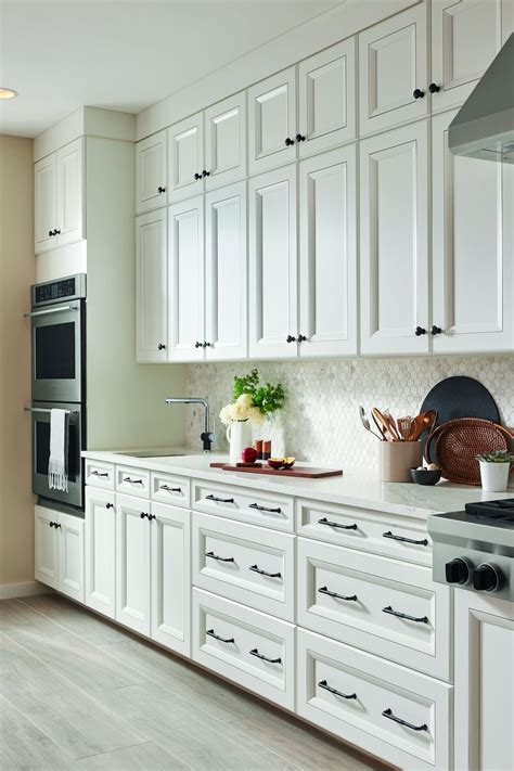 White Kitchen Cabinet Hardware - Image to u