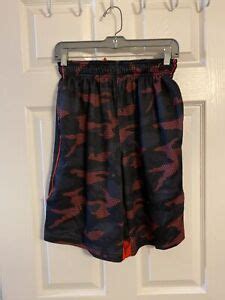 And1 Men's Basketball Shorts - Black & Red- Size Small | eBay