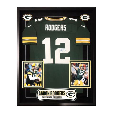 Signed + Framed Jersey // Aaron Rodgers - World-Class Athletes - Touch ...