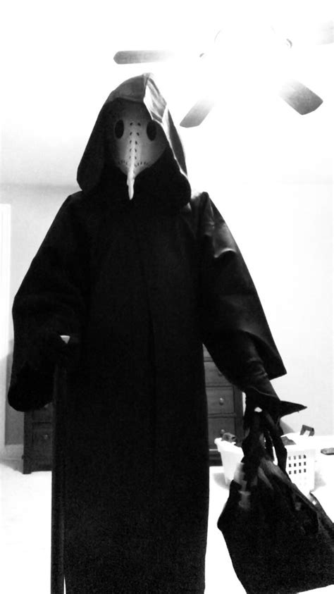 My SCP-049 cosplay, complete with his confiscated pointy stick and ...