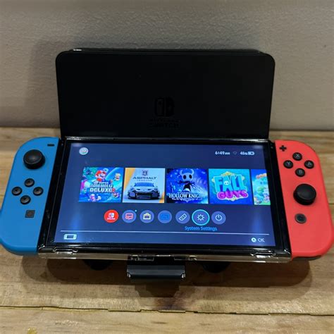 Nintendo Switch OLED with games, Video Gaming, Video Game Consoles ...