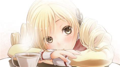 Anime Girl Drinking Coffee Wallpapers - Wallpaper Cave