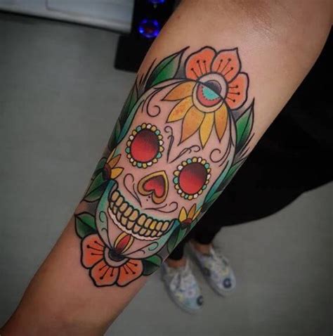 280+ Best Sugar Skull Tattoo Designs With Meanings (2020) Día de los ...