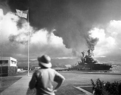 [Photo] USS California damaged during Pearl Harbor attack, 7 Dec 1941 | World War II Database