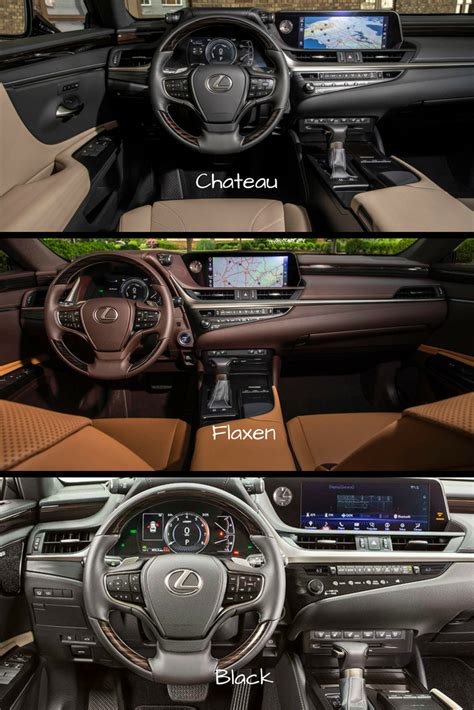 3 Interior Color Options for the 2019 Lexus ES