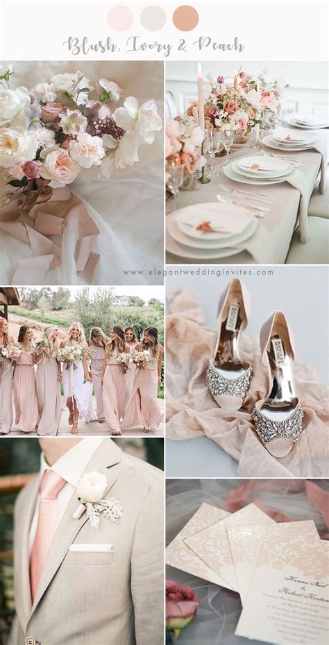 7 Stunning Wedding Color Palettes with Blush Pink - Elegantweddinginvites.com Blog | Neutral ...