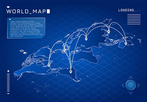 Global Map Digital Free Vector 170676 Vector Art at Vecteezy