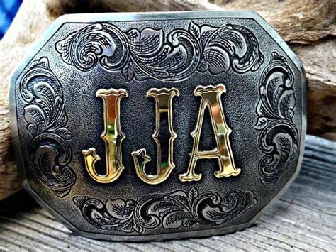 Custom Men's Western Belt Buckle, Personalized #MensFashionStyle | Western belt buckles, Belt ...