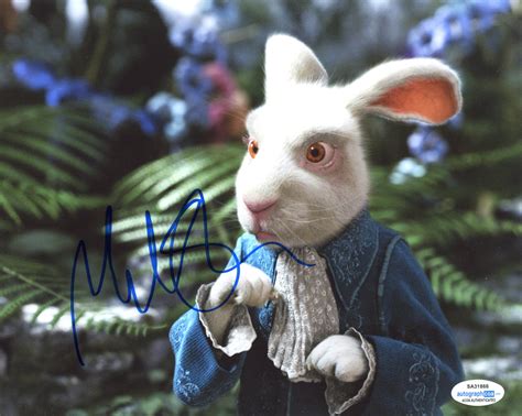 Michael Sheen Alice in Wonderland Signed Autograph 8x10 Photo ACOA #4 ...