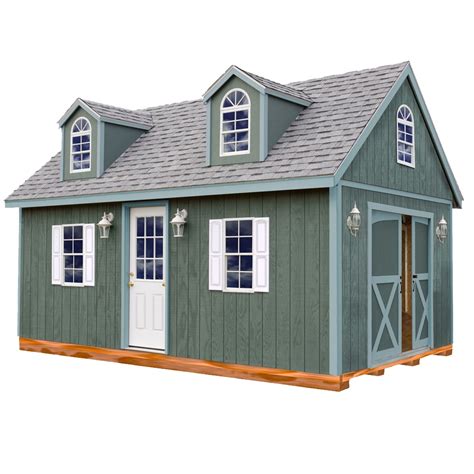 Arlington with floor 24-in on center Wood Storage Sheds at Lowes.com