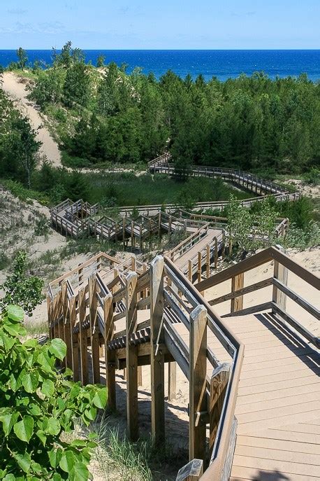 Day Hiking Trails: Several Indiana trails lead to towering dunes