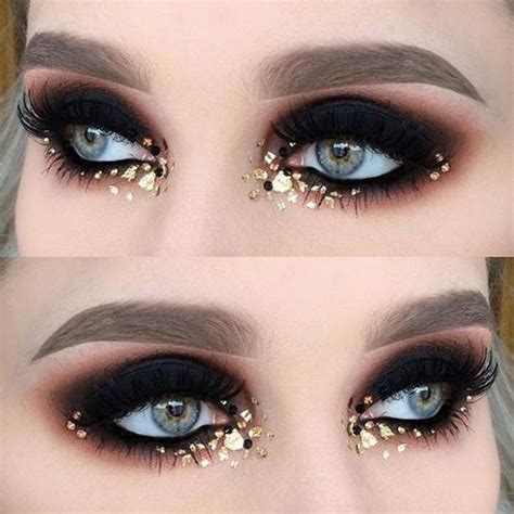 Image about beauty in Eyes by Giu on We Heart It | Gold eye makeup ...