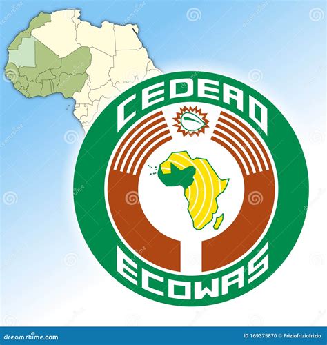 Economic Community of West African States, ECOWAS CEDEAO Logo, Coat of ...