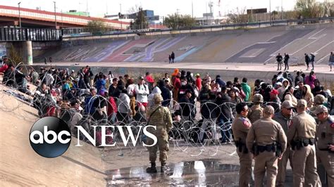 Touring El Paso, Texas, border as National Guard respond to migrants - YouTube