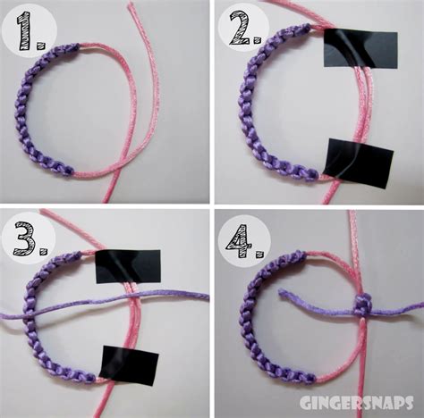 DIY: Square Knot Bracelets for Friendship Day | GingerSnaps