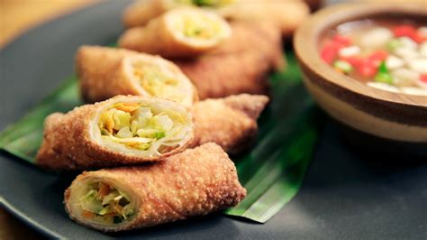 Vegetable Lumpia with Cracked Pepper Vinegar | Tastemade