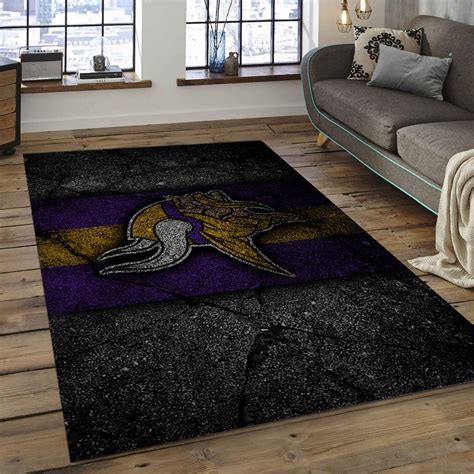 NFL Minnesota Vikings Football Team Logo Rectangle Area MV36 - PEGOCA