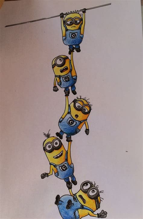 Minions drawing – Artofit