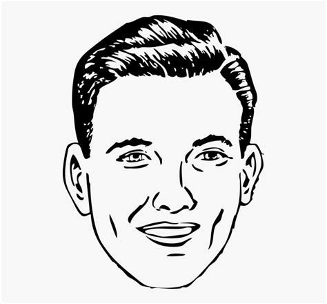 Face, Human, Man, Young, Smiling, Head, Laughing - Male Face Clipart ...