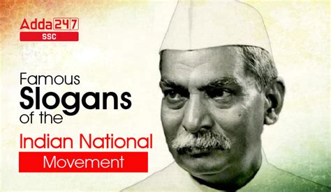 Famous Slogans of Indian National Movement